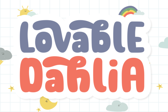 Bring Playful Charm to Your Projects with Lovable Dahlia Font