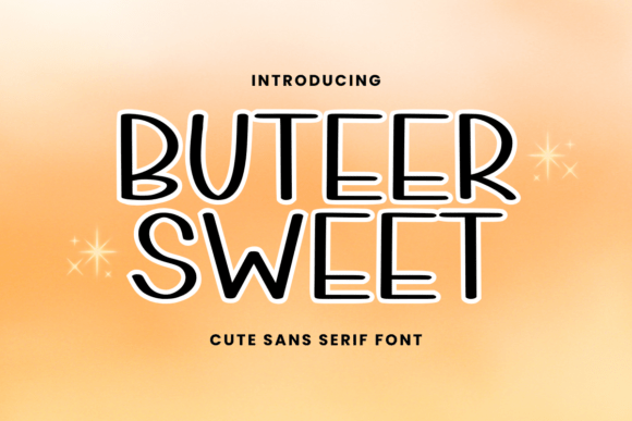 Buteer Sweet Font: A Creative Toolkit for Playful Branding