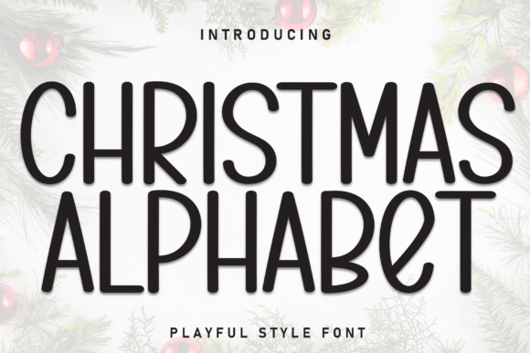 Christmas Alphabet Font: Your Go-To Tall & Thin Typeface