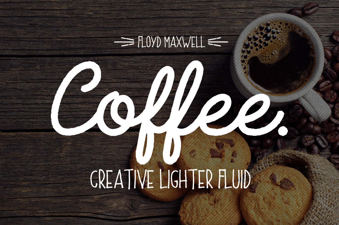 Coffee Font + Extras: A Warm, Quaint Typeface Duo
