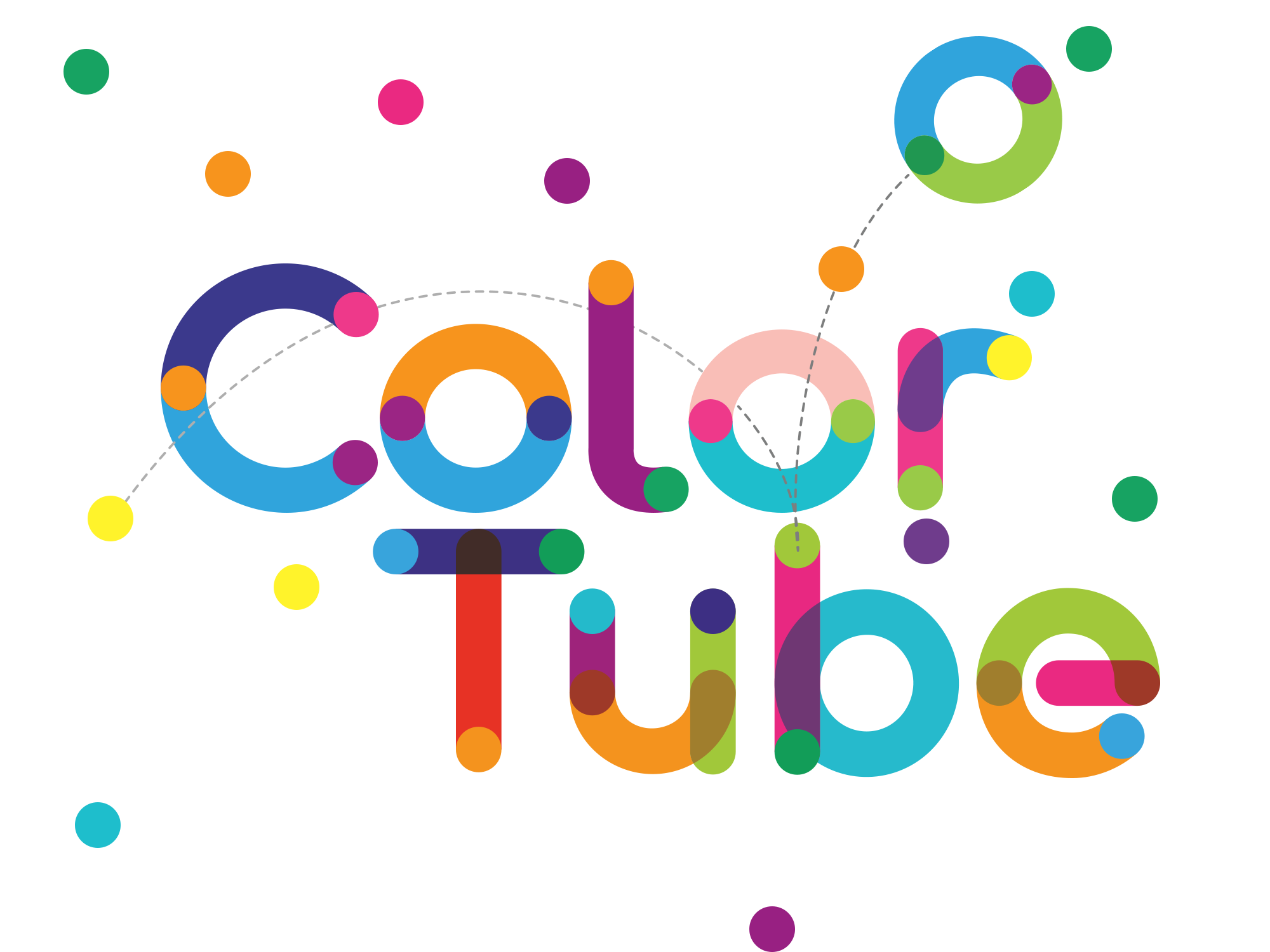 Color Tube Pro Font: A Playful Pop of Personality