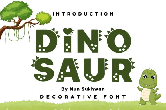 Dinosaur Font: Unleash Playful Prehistoric Style