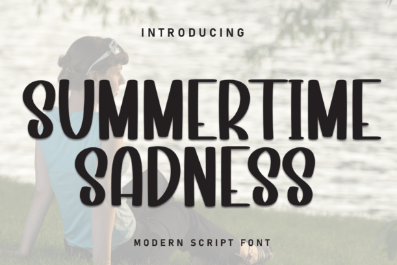 Embracing the Warmth of Summertime Sadness Font