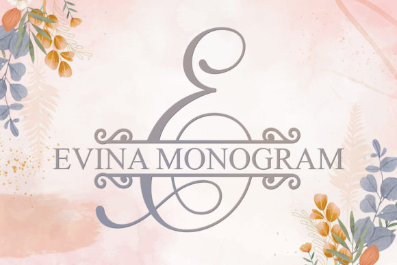 Evina Monogram Font: Adding a Touch of Handwritten Elegance