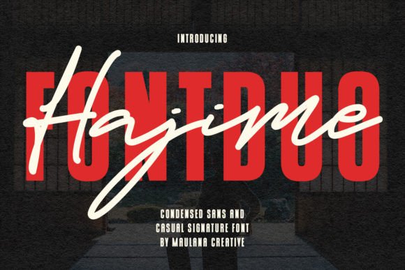 Hajime Font Duo: The Modern Typography Pairing for Impact