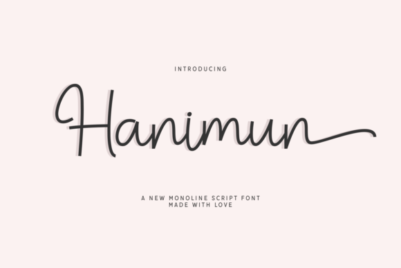 Hanimun Font: Where Delicate Lines Meet Modern Branding