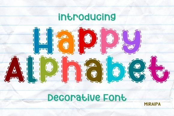 Happy Alphabet Font: Crafting Welcoming Visual Stories