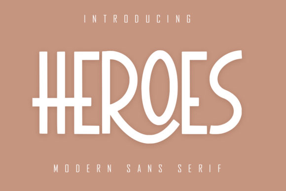 Heroes Font: A Modern Sans Serif for Bold Brands