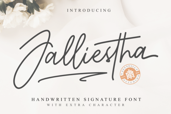 Jalliestha Font: A Fresh Take on Calligraphic Style