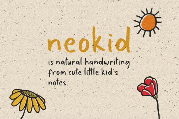 Neokid Handwriting Font: Capturing Childhood Whimsy in Your Designs