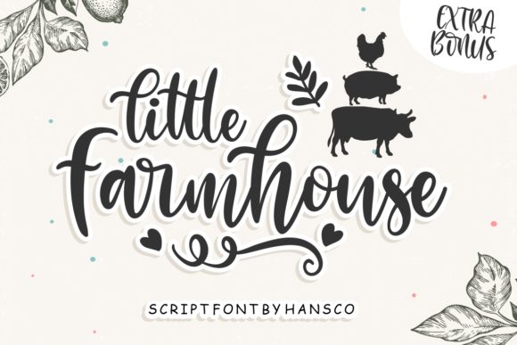 The Sweet & Delicate Appeal of Little Farmhouse Font