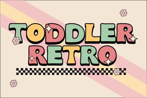 Toddler Retro Font: A Playful Throwback for Modern Designs