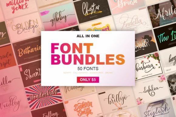 Unlock Creative Flexibility with All in One Font Bundles